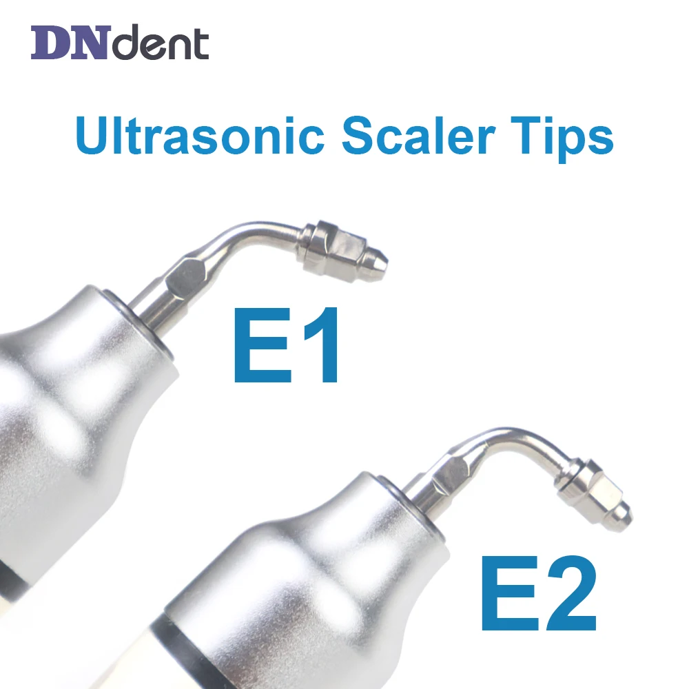 

5PCS Dental Ultrasonic Scaler Tips Multifunction Endo Perio Scaling Tips E1 E2 for E*S Woodpecker Scaler Handpiece