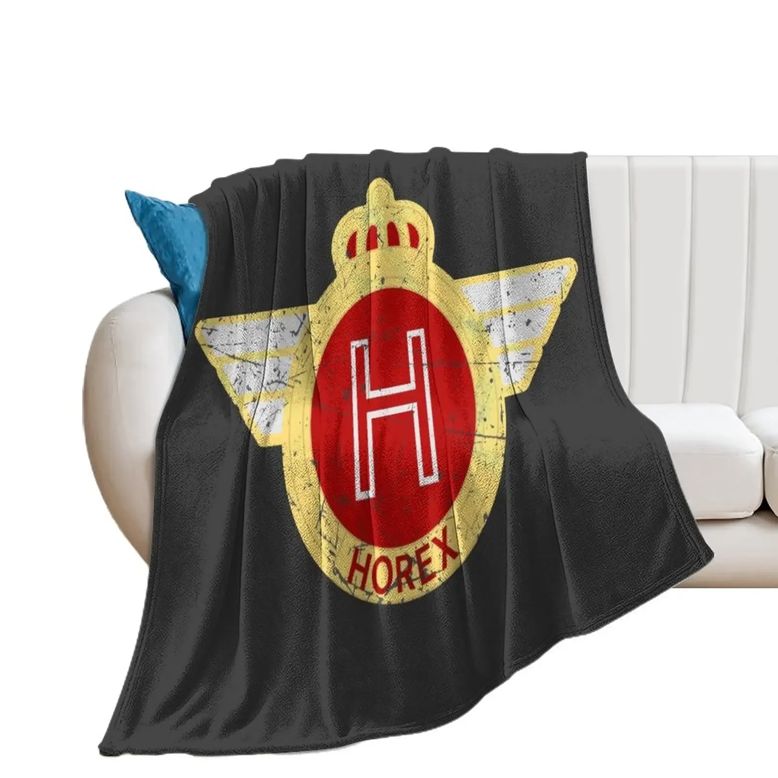 

Horex Motorcycle Vintage Logo Throw Blanket Moving Fashion Sofas Winter beds Blankets