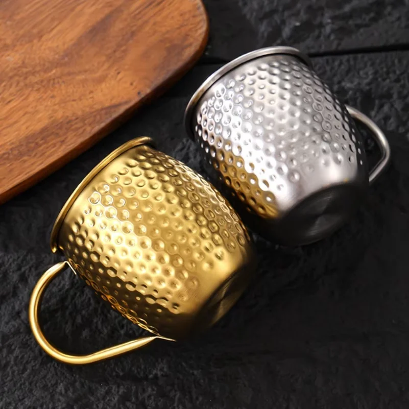 1Pc Pure Copper Mug 500ml Solid Metal Coffee Cup 17oz Cocktail Beer Milk Drinking Mug for Bar Kitchen Party Beverage Use