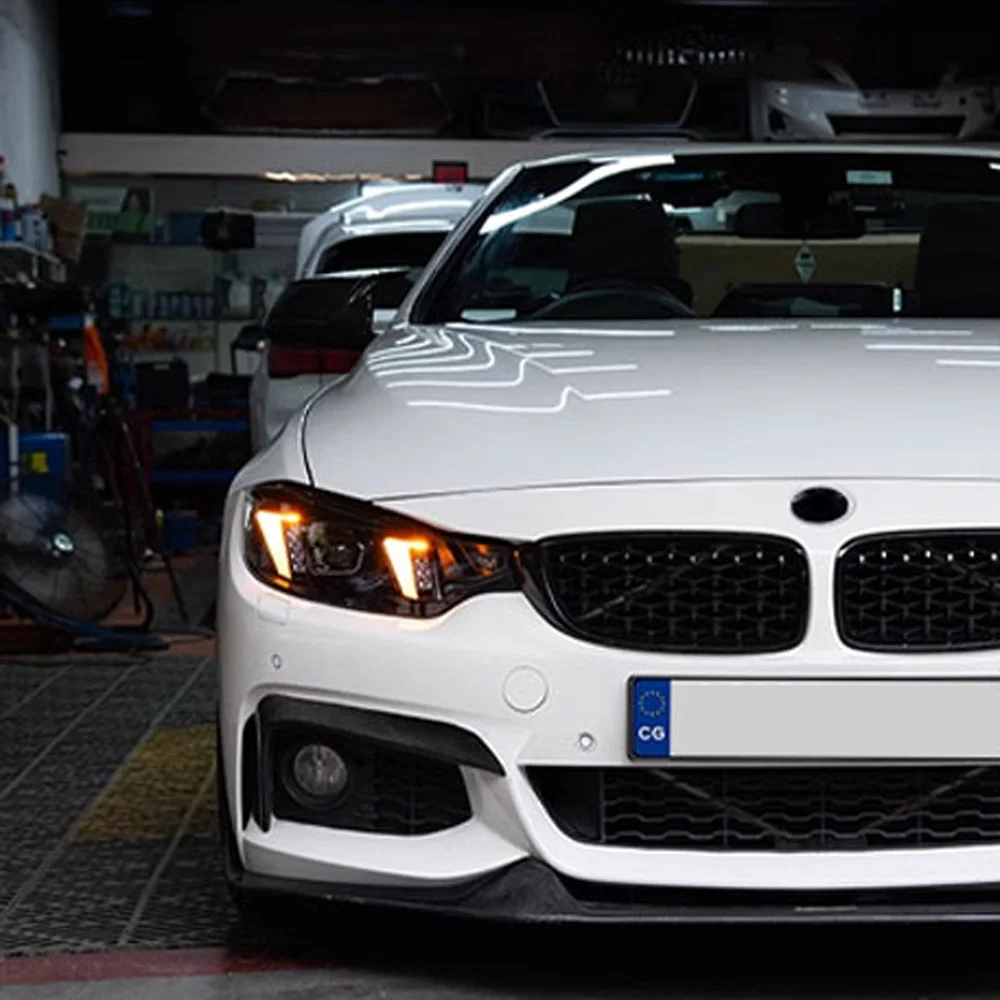 For Bmw 4 Series F32 F82 F36 M4 2013-2019 Auto Headlights Assembly  Accessories Upgrade Startup Effect Drl Projector Lens Tools