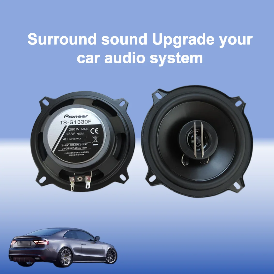 5 بوصة 560 واط محوري مكبر صوت ستيريو للسيارة 2X280 واط 5-Way كامل التردد عالية الدقة ضياع تركيب جنرال موتورز المتكلم #2