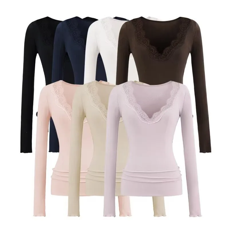 Autumn and Winter 2026 Cross border Europe and America New Women's Wear Fried Dough Twists Splice Long Sleeve Round Neck Top Leg