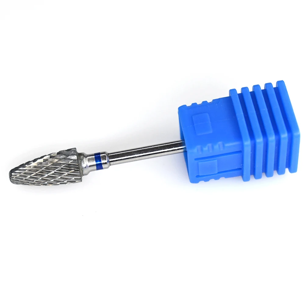 Broca de carburo de tungsteno para uñas, fresas rotativas para manicura, accesorios de taladro, eliminación de Gel