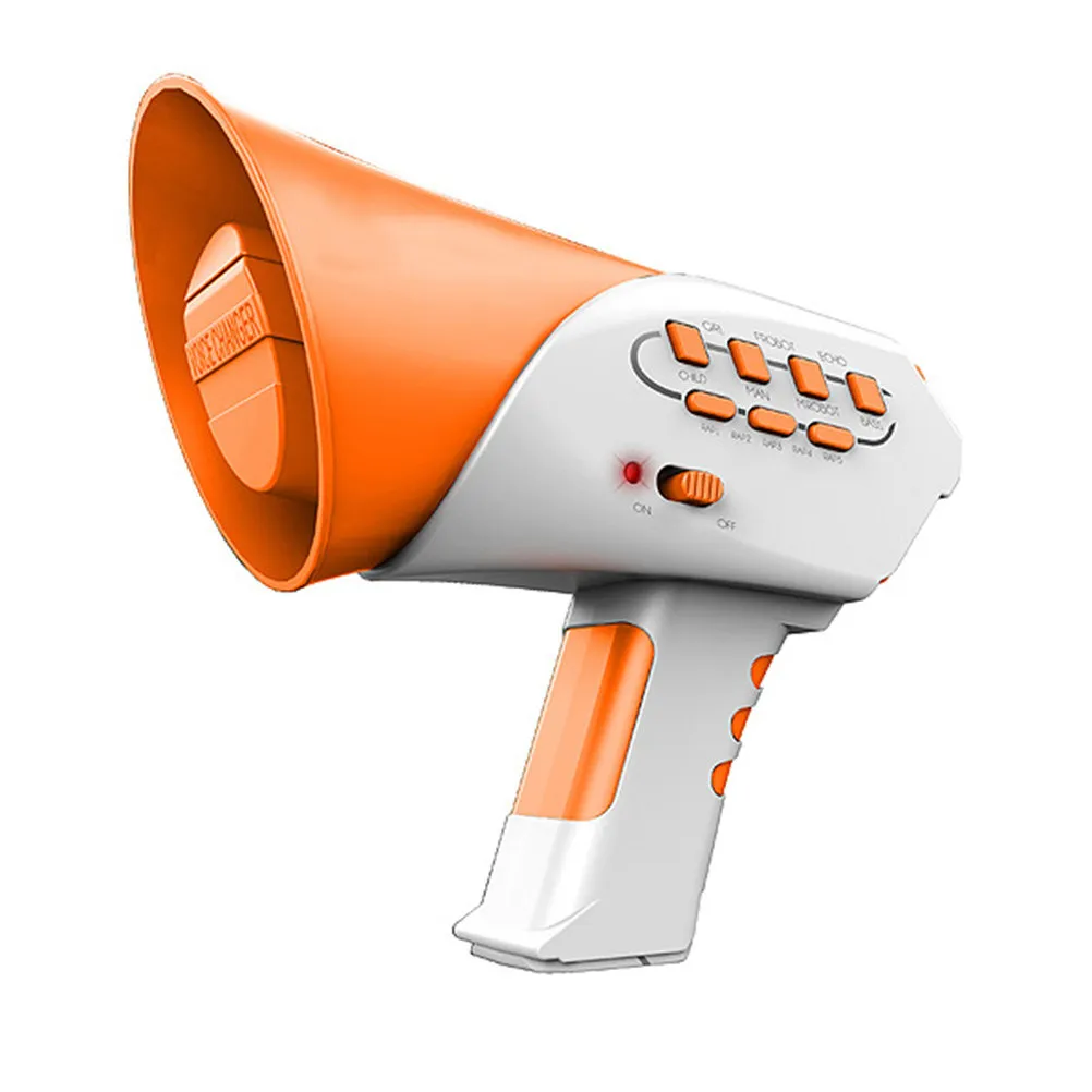 

Random Color Handheld Loudspeaker Multi Voice Changer 7 Different Sounds Child Voice Amplifier DIY Rhythms Party Megaphone