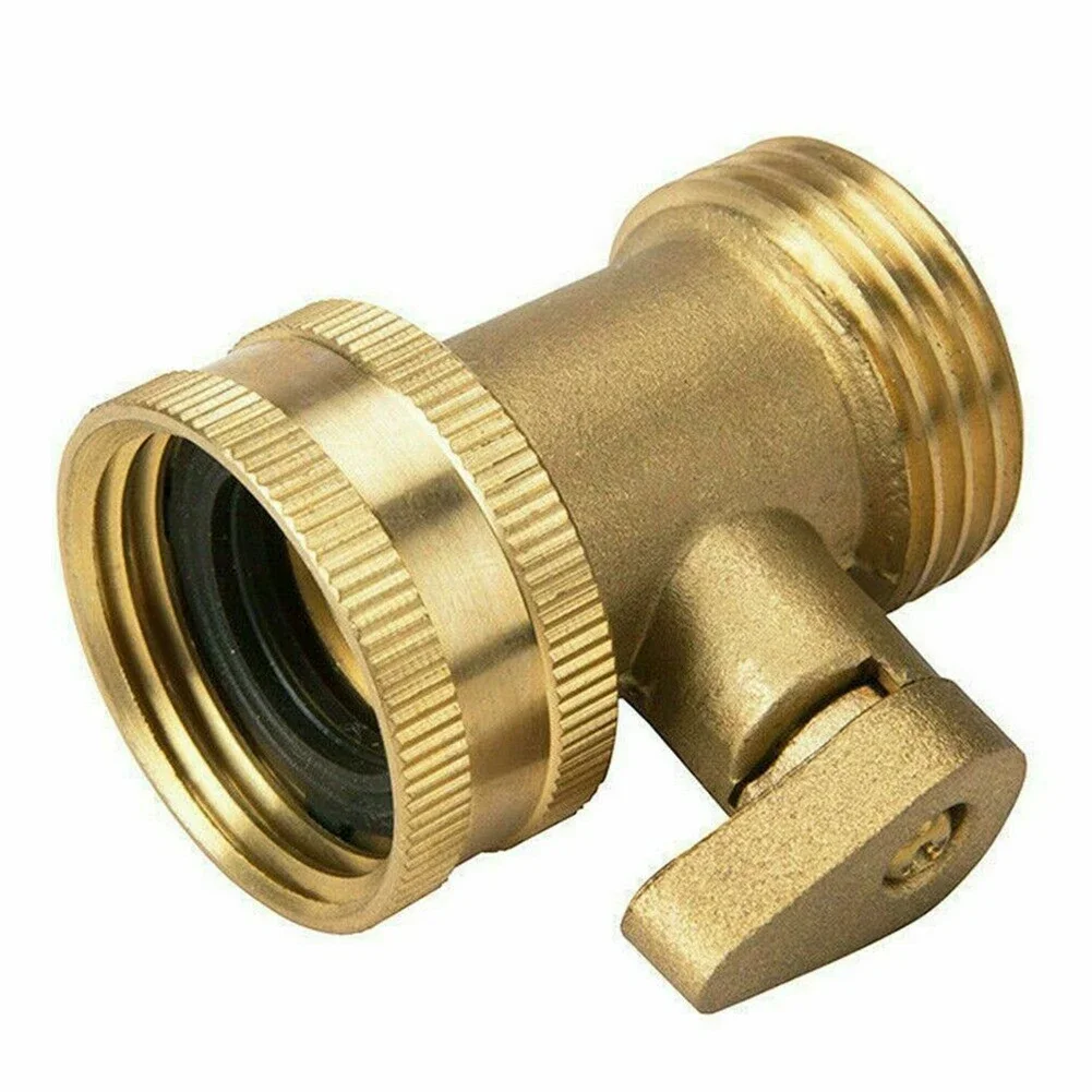 Connectors Water Pipe Joint Garden Yard Water Pipe With On/off Valve Ball Valve European Thread Faucet Connector Tool 1pcs