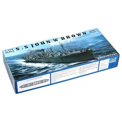 Trumpeter 1/350 05308 Liberty Ship SS John W Brown Military Assembly Plastic Handcraft Display Model Building Kit