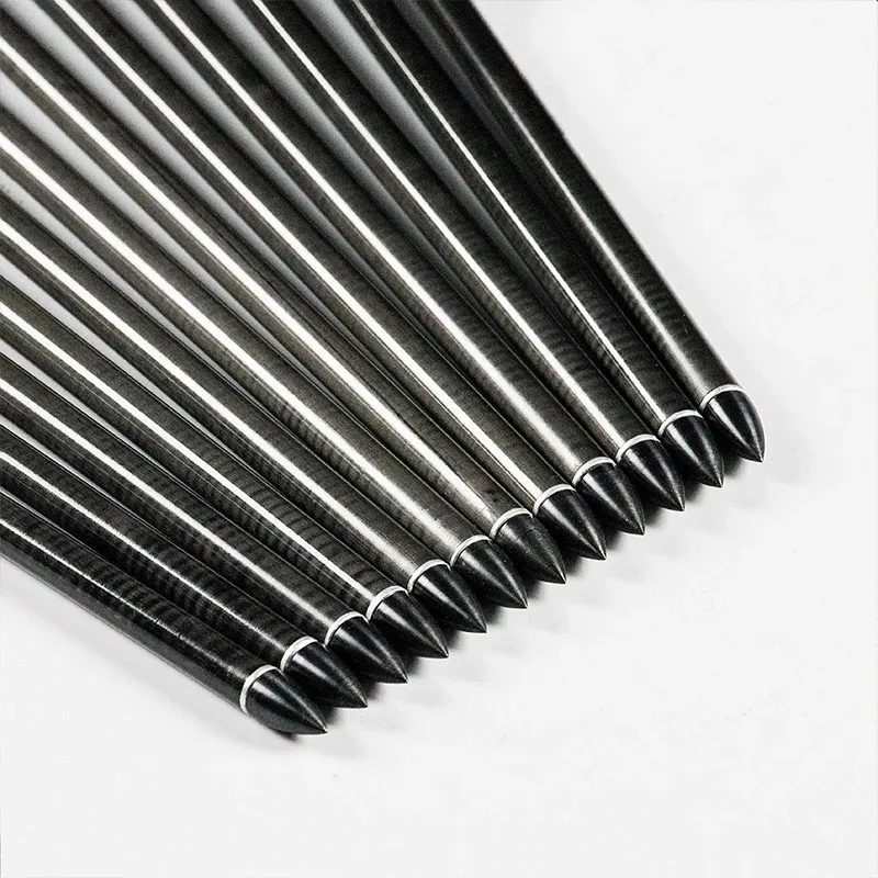 Imagem -03 - Linkboy-pure Carbon Archery Arrows Turquia Pena Arco Composto Caça Arcos e Setas Spine300800 5in 12 Pcs