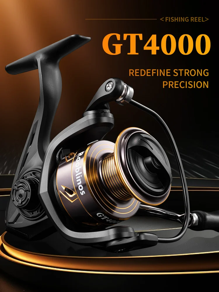 بكرة دوارة GT 2000-7000 6 + 1BB 5.2:1 بكرة سبيكة مضادة للسحب السلس للمياه العذبة/المياه المالحة