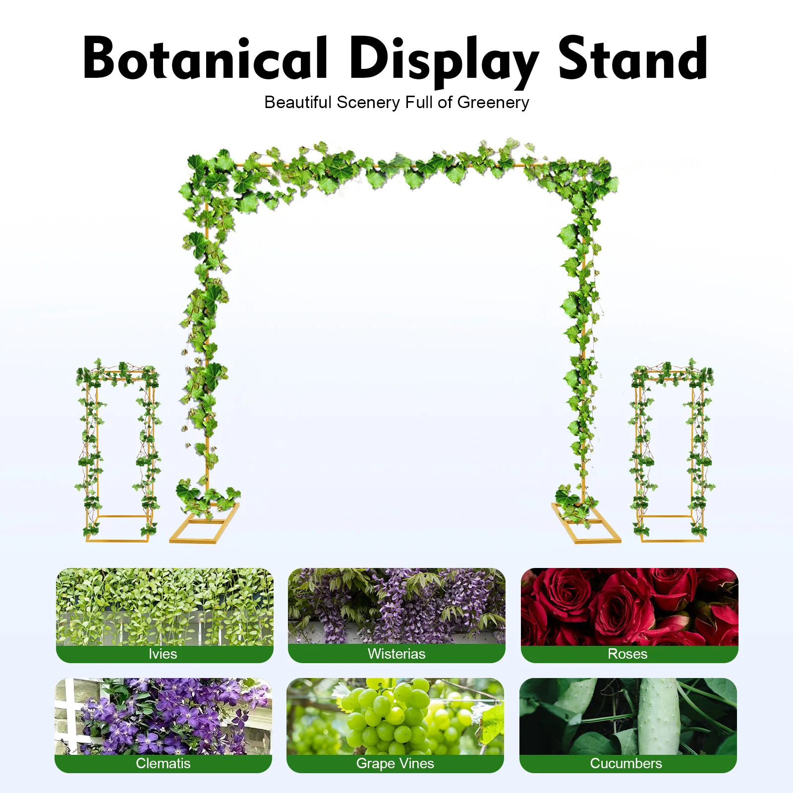 

Подставка для свадебного фона 2*2 м Золотая подставка для воздушных шаров с 2 подставками для цветов для вечеринок по случаю дня рождения, банкетов, торжеств, украшений