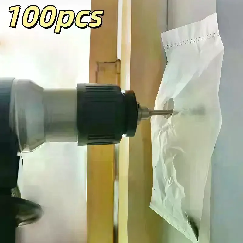 saco-coletor-de-po-para-furadeira-para-uso-em-perfuracoes-de-paredes-com-capa-de-plastico-autoadesiva-orificio-pre-cortado-para-broca-resistente-a-rasgos-reutilizavel-100-unidades