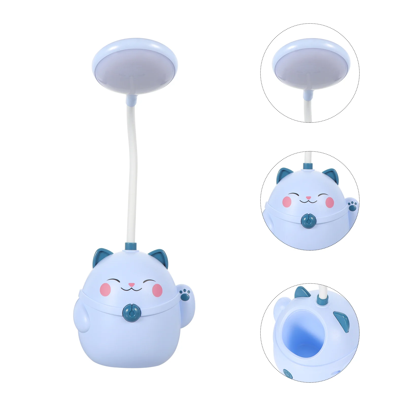 

Usb Charging Lamp Adjustable Eye-Caring Desk Light For Bedroom Study Reading Night Lamp Pen Holder