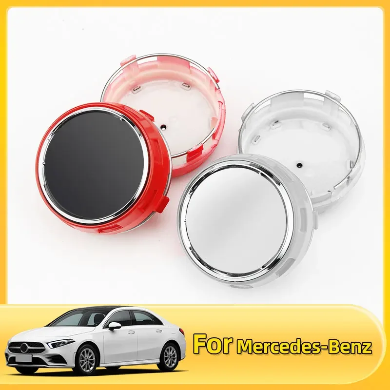 

4pcs/lot 75mm A0004000900 Car wheel Hub Cap Emblem badge logo for Mercedes Benz AMG C43 C63 E43 E53 E63 W205 W213 Accessories