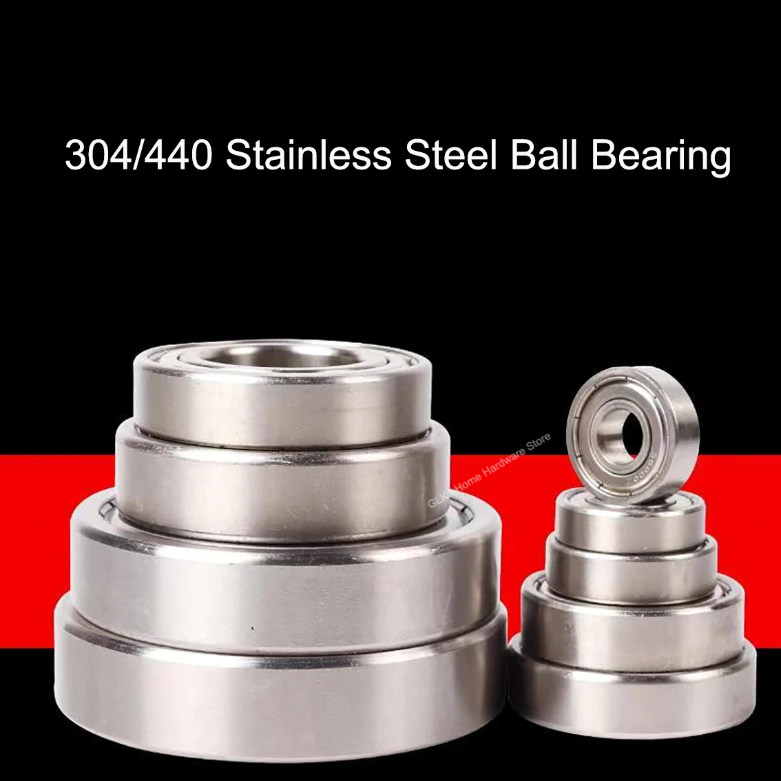 1Pcs 304/440 Stainless Steel Ball Bearing S6000 6001 6002 6003 6004 6005 6006 6007 6008 6010 6011 6012Z