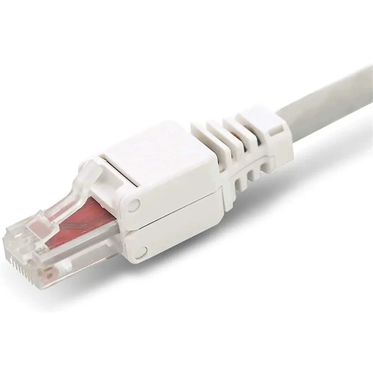

30PCS Network Plug Tool-Free RJ45 CAT6 LAN UTP Cable Plug Without Tools CAT5 CAT7 Installation Cable Patch Cable Tool-ABRJ