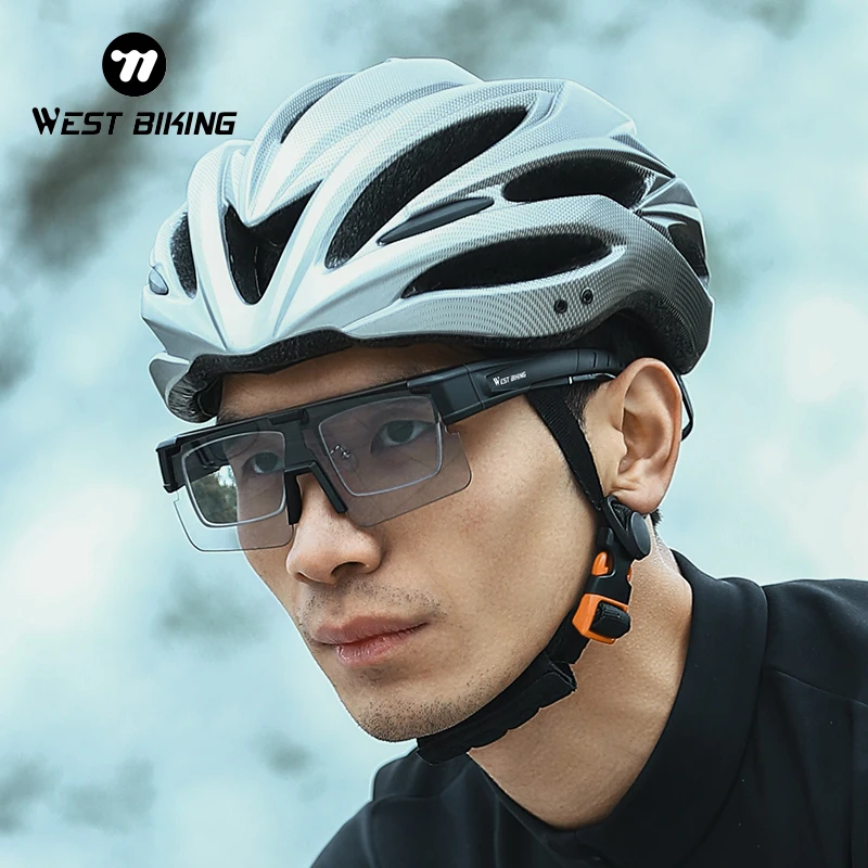 

WEST BIKING Photochromic Polarized Cycling Glasses Men Women Bike Glasses UV400 Protection Eyewear MTB Road Bicycle Goggles