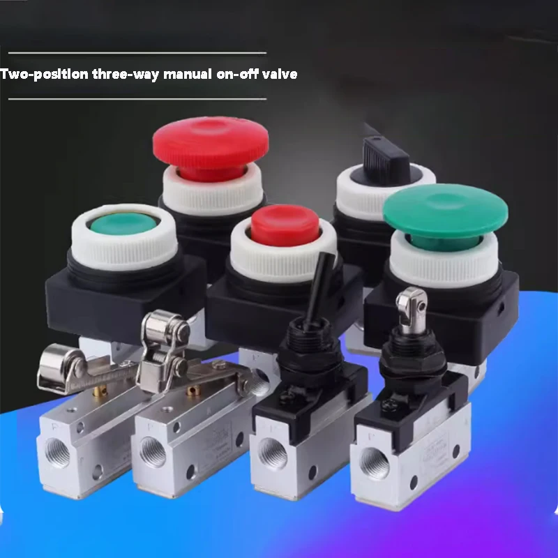 

CM3 pneumatic mechanical valve CM3R/L/B/PF/PP/PM/PL/HS-06R/G emergency stop/roller/button on/off valve Two position three way