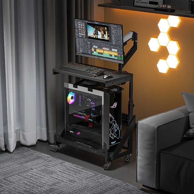 Bedside e-sports table removable e-sports table host monitor one-stop