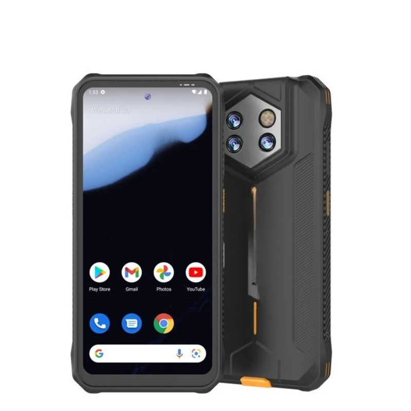 Three-proof handheld end point IP68 protection high definition screen long battery life Android barcode scanner