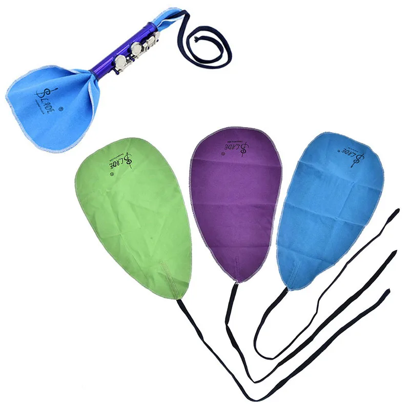 1Pcs Random Color Clarinet piccolo flute sax saxophone cleaning cloth for inside tube accessories