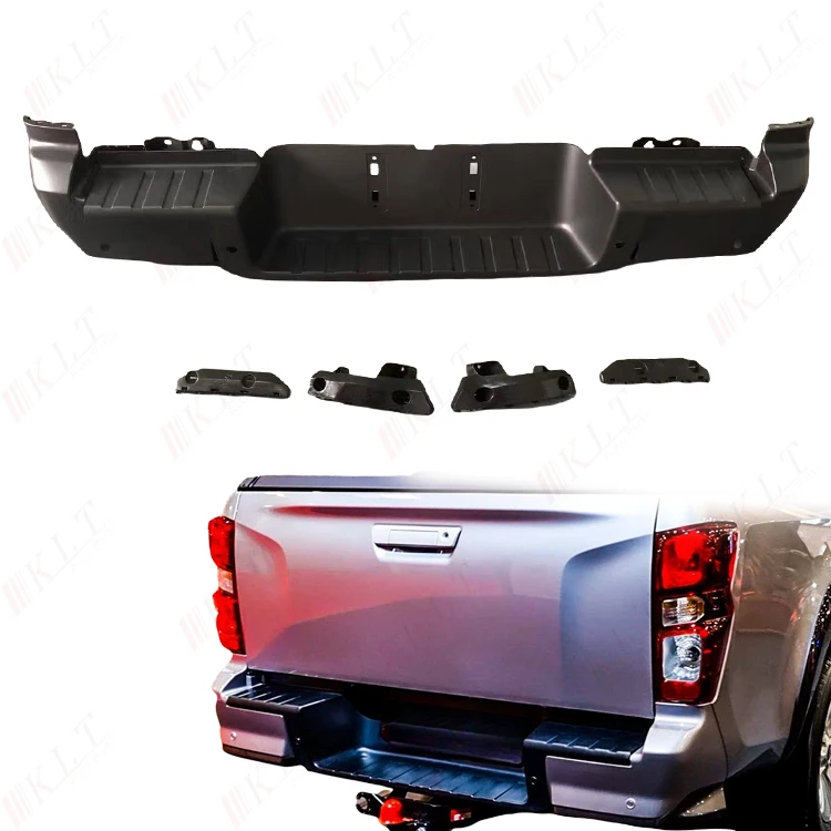 KLT Hot Sale Pp Car Bumper Rear Bumper For Pickup Dmax 2020- 2023 rear bumper