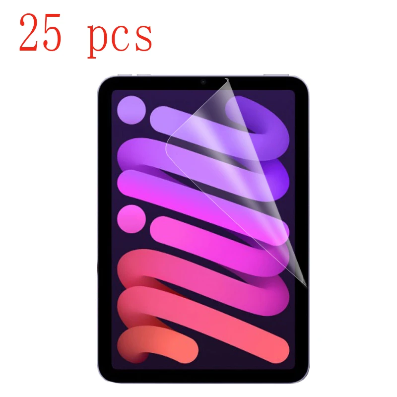 

Clear HD Screen Protector Plastic Film For Apple Ipad Mini 1 /Mini 2 /Mini 3 /Mini 4 /Mini 5 2019 /Mini 6 2021 25PCS