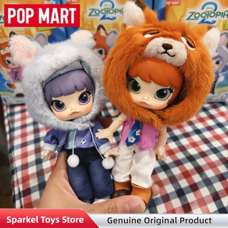 

Коллекционная фигурка Popmart Molly Zootopia 2, серия 1/12, в слепой коробке, официальный аниме-персонаж, плюшевая кукла, модель-игрушка, подарки
