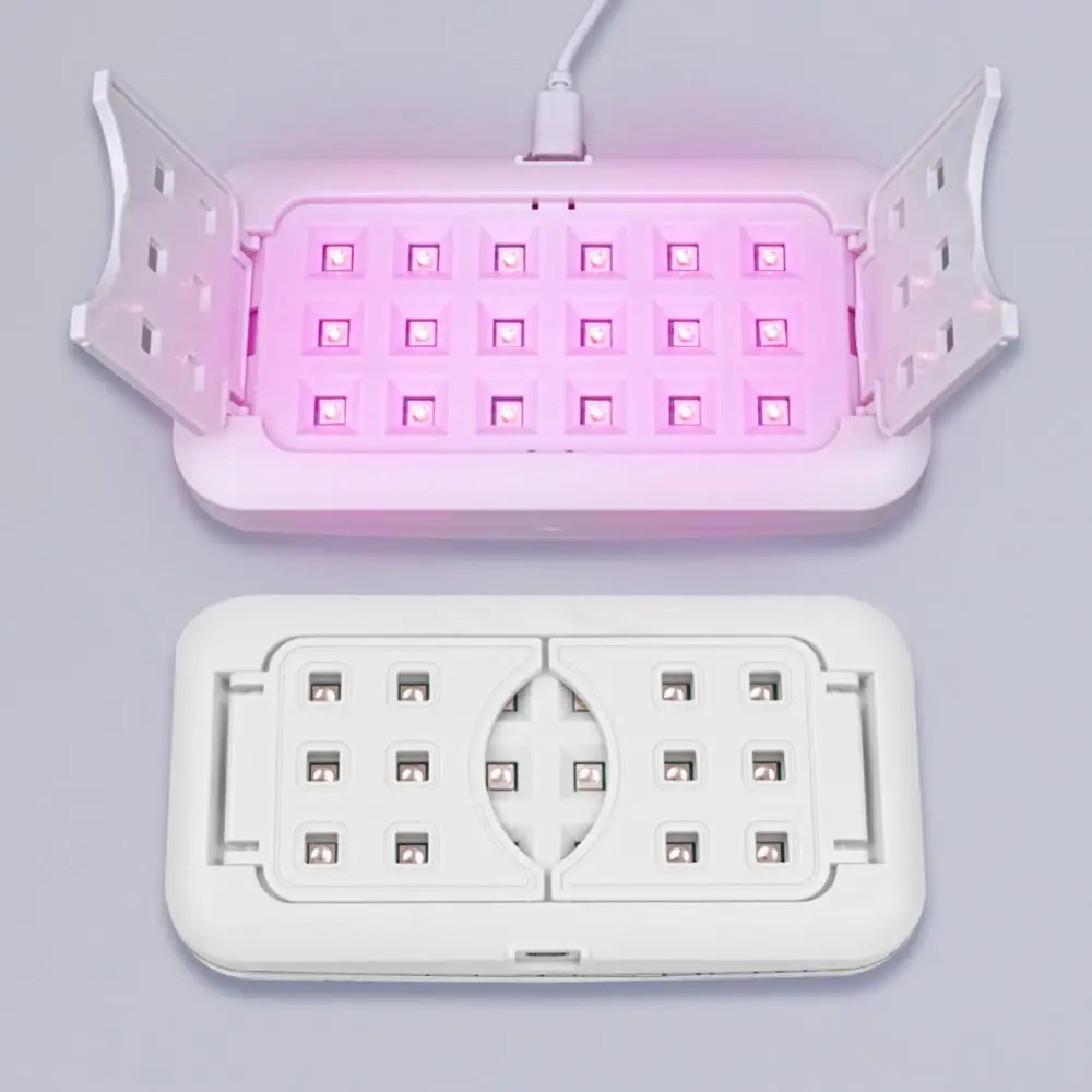 Mini asciugatrice per unghie lampada portatile per Manicure UV lampada per unghie per uso domestico per asciugare le unghie smalto per smalto con cavo USB