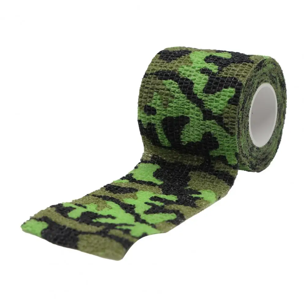 1 Roll Camouflage Tape  Camouflage Elastic Wrap Tape Hunt Disguise Elastoplast Self Adhesive Military Camo Tape Stealth Tape