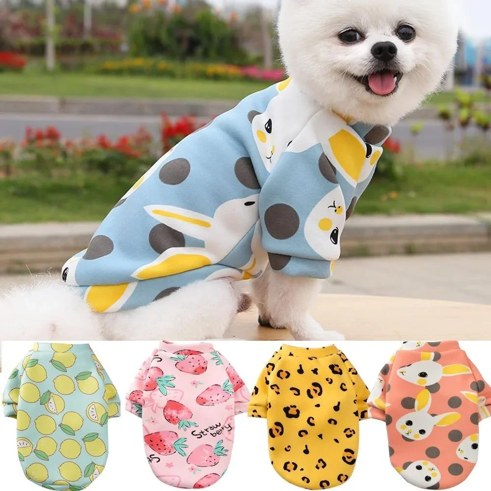 Chihuahua Dog Sweatshirt Puppy Cat Pullover Dogs Small Dog Hoodie Coat Winter Warm Pet Clothes for Bulldog