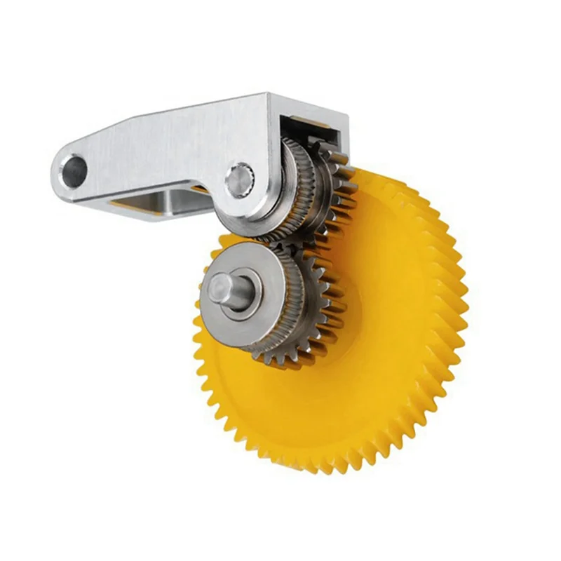 N09R-3D Printer Hardened Steel Extruder Gear Assembly For Bambu Lab X1 & P1P Series Wear-Resistant Plated Accessories