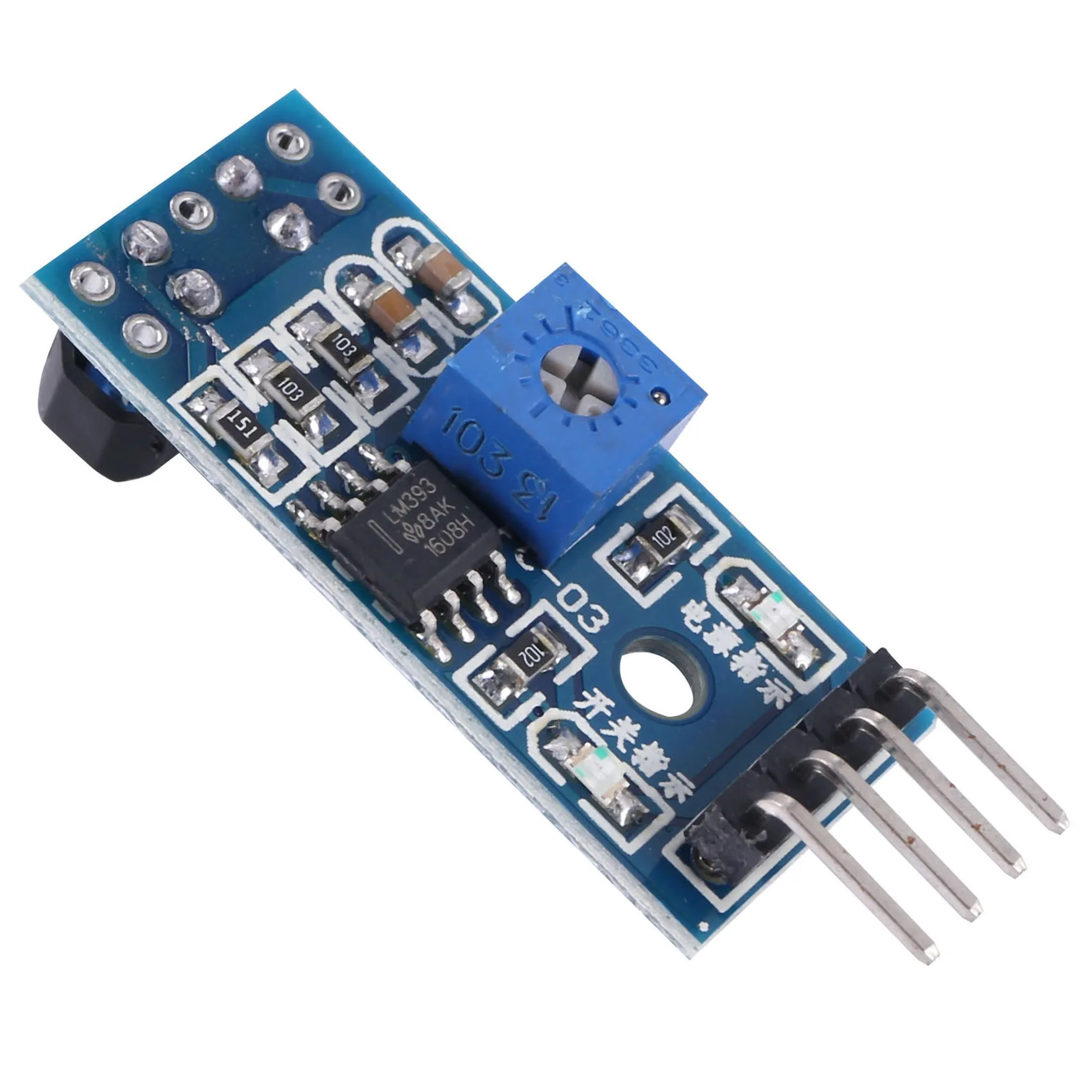 

10PCS TCRT5000 Infrared Reflective Sensor Module IR Barrier Line Track Photoelectric Switch For Arduino Smart Car Robot-AEF7