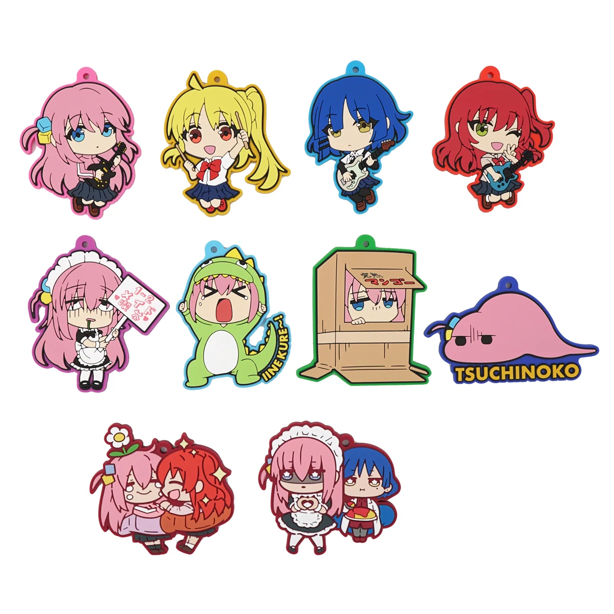 

БОЧИ РОК! Аниме Gotoh Hitori Ijichi Nijika Yamada Ryo Kita Ikuyo Rubber Keychain