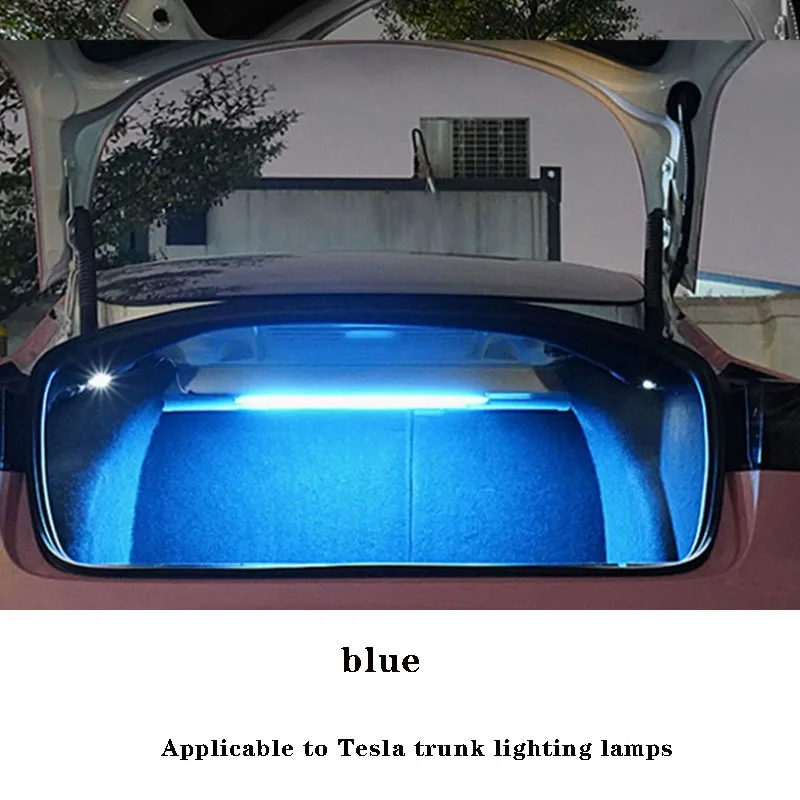 

Светодиодная подсветка багажника для Tesla Model 3, атмосферная подсветка, улучшенное освещение, модификация интерьера, декоративные световые аксессуары