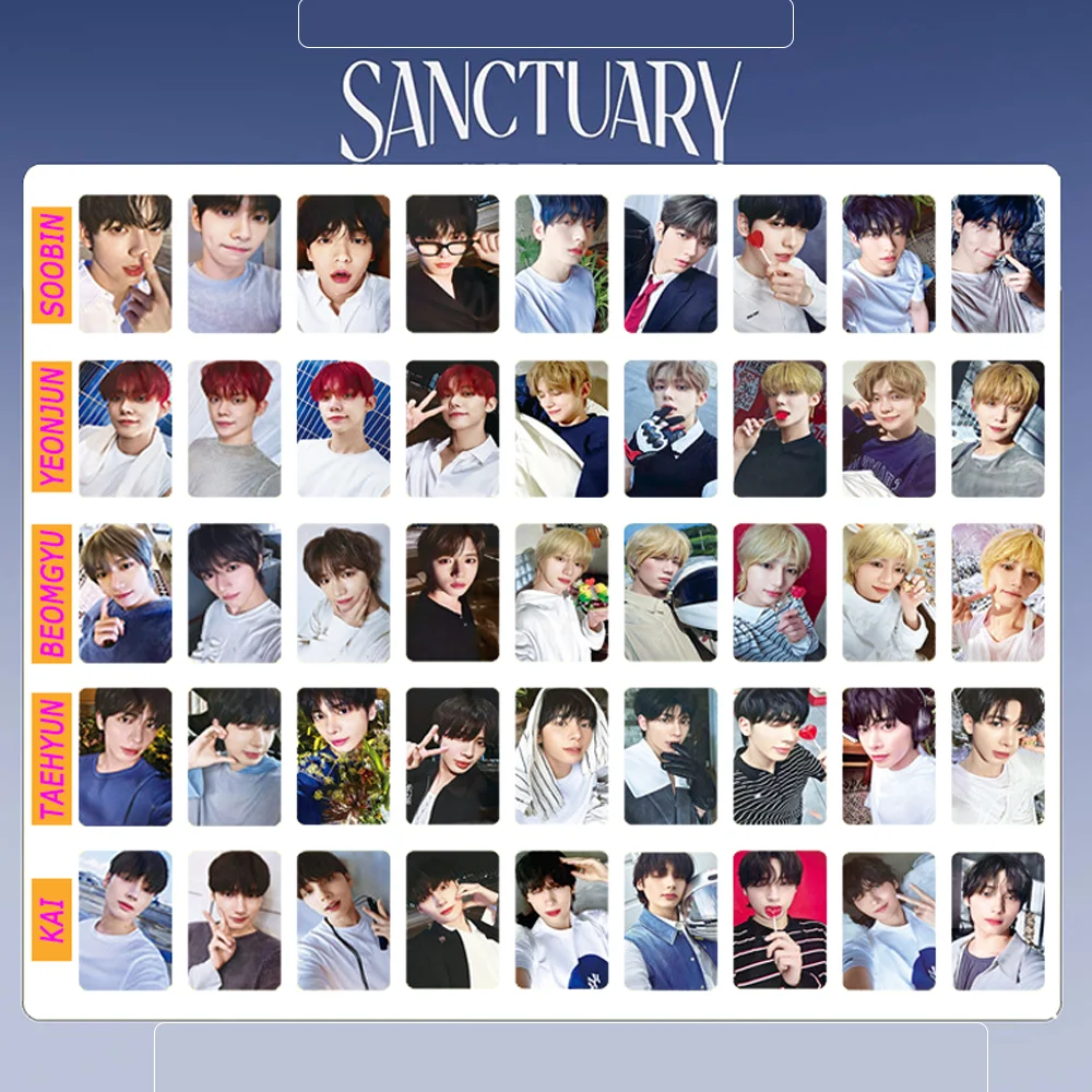 5pcs/Set KPOP YeonJun SooBin TaeHyun WEVERSE Photocard The Star Chapter SANCTUAR Album Selfie Cards BeomGyu Fans Collection