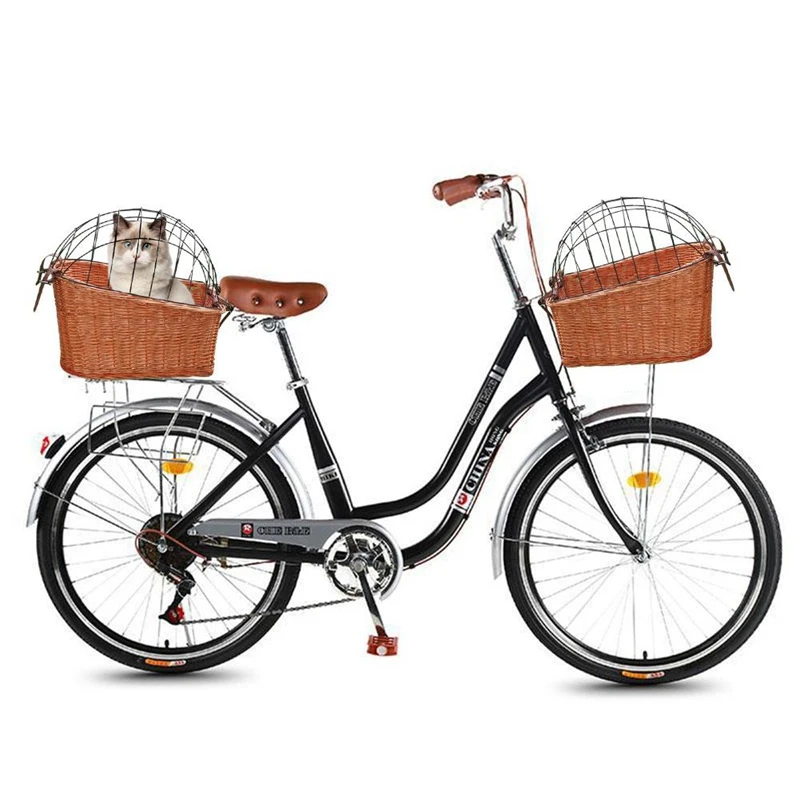 

Quality Pets Cat Seat Dog Bicycle Basket Seat Bicycle Basket Front Removable Bike Basket Carrier