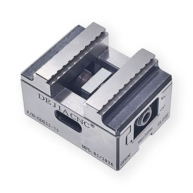 GDS55-75 Compact & Adjustable 55mm Vice CNC Universal Mini Self Centering Vise