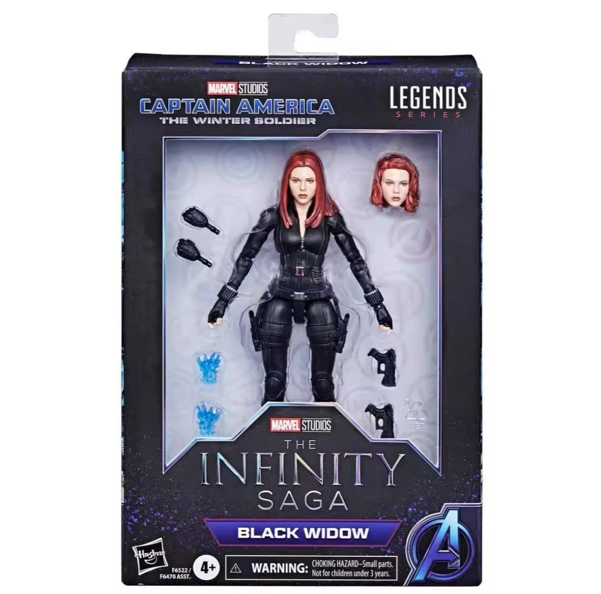

In stock Hasbro Infinity Legend Black Widow 6-inch moving figure Scarlett