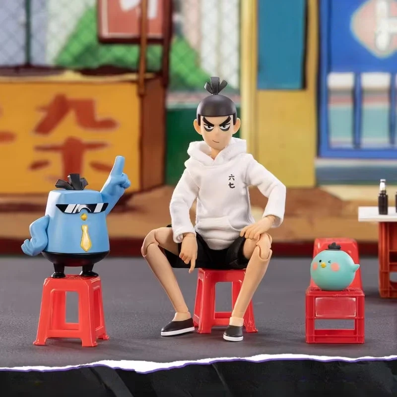 Assassin Wu Liuqi Felpa con cappuccio Versione 1/8 22 cm Bilancia Action Figure Articolata Personaggio Anime Merce Desktop Ornamento Regali