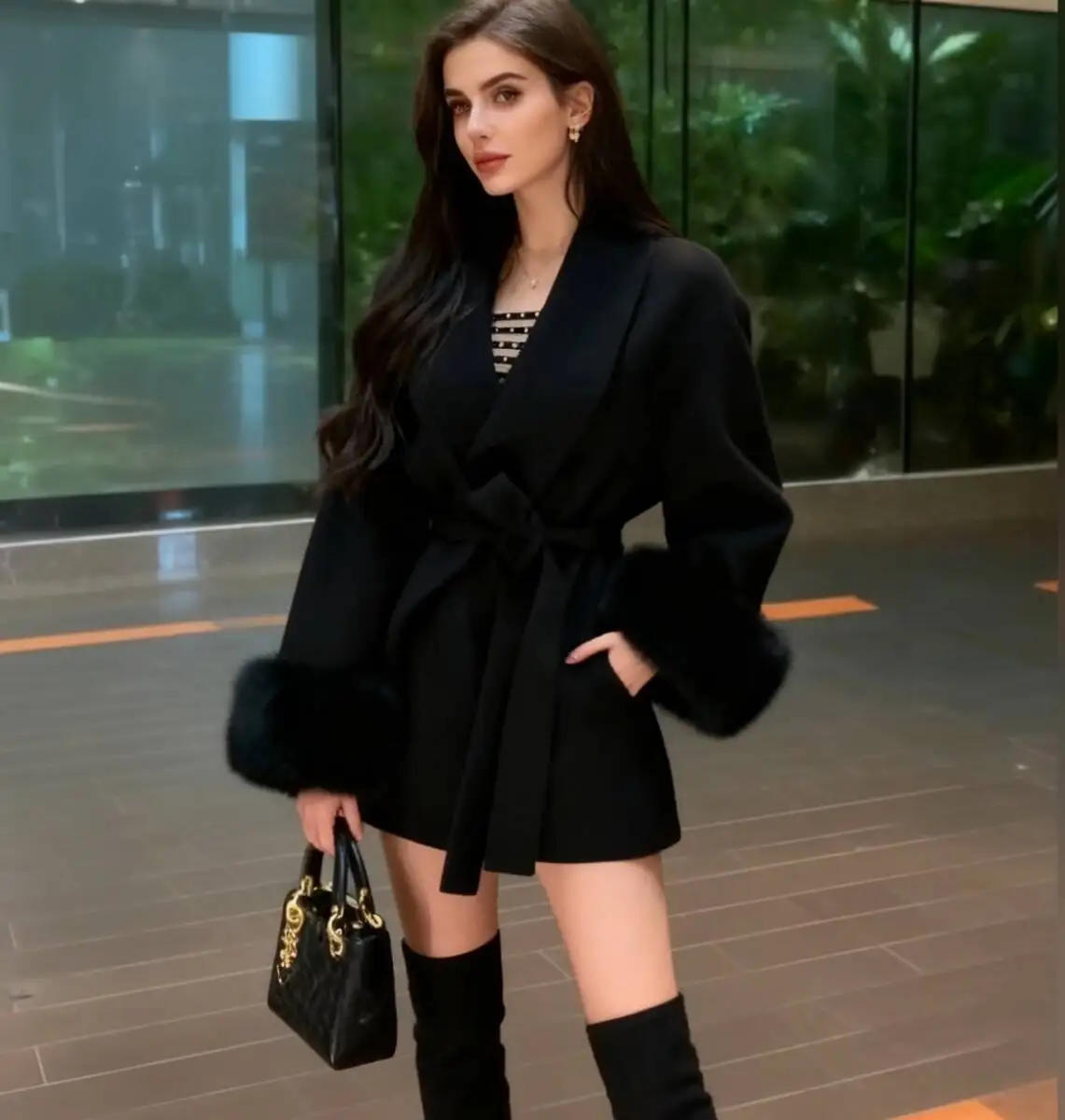 

Шерстяные пальто, женское шерстяное пальто, красное осеннее замшевое пальто с воротником-стойкой в елочку, элегантное офисное женское пальто в британском стиле для взрослых