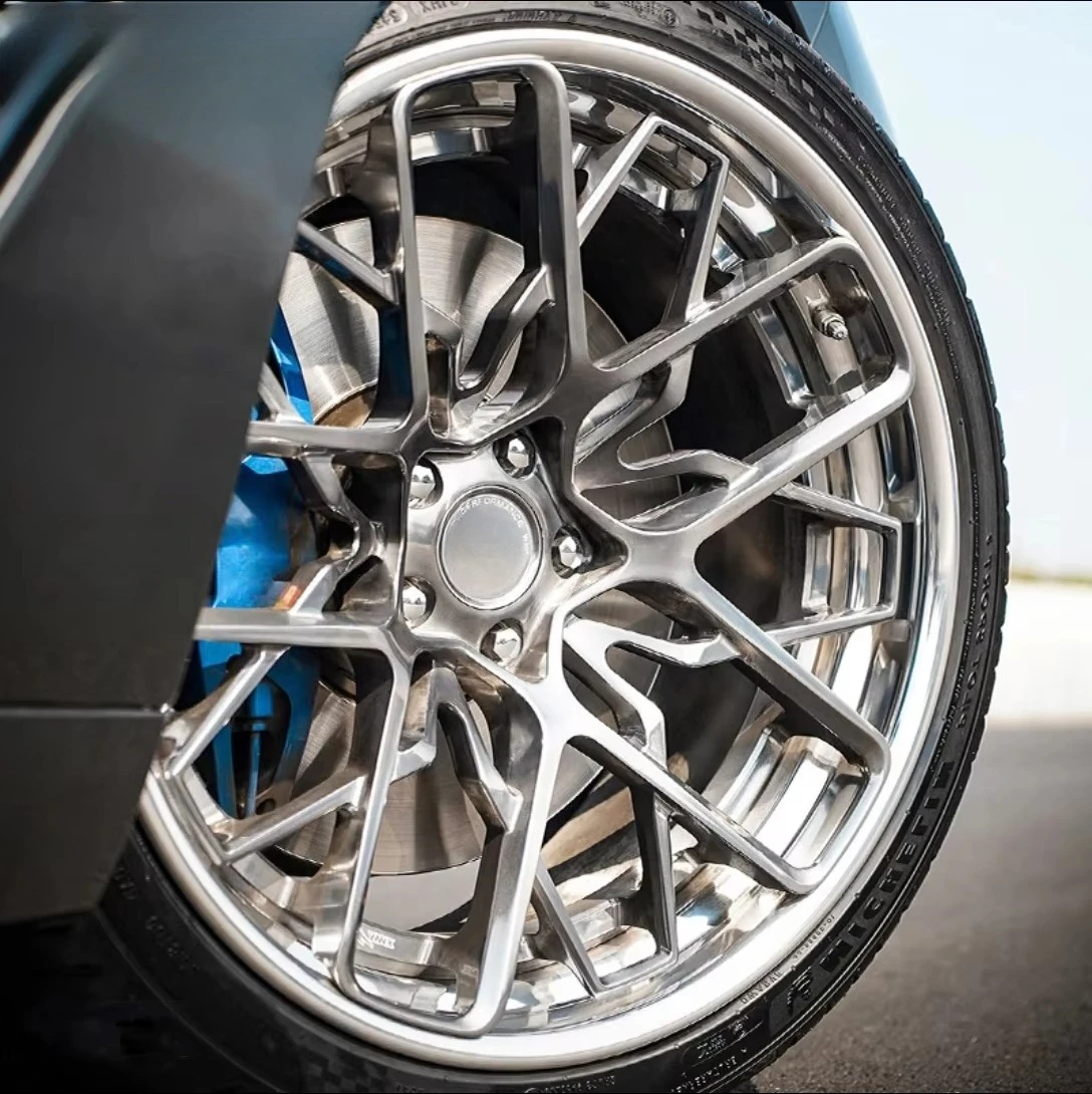 Кованые колеса серии SXLL GBC 4/5/6/8 и двухсекционная конструкция из сплава, черная отделка, модернизация/обновление