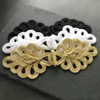 1 Pairs Chinese Frog Closure Buttons Knot Cheongsam Traditional Handcraft Accessories Handmade Curtain Button