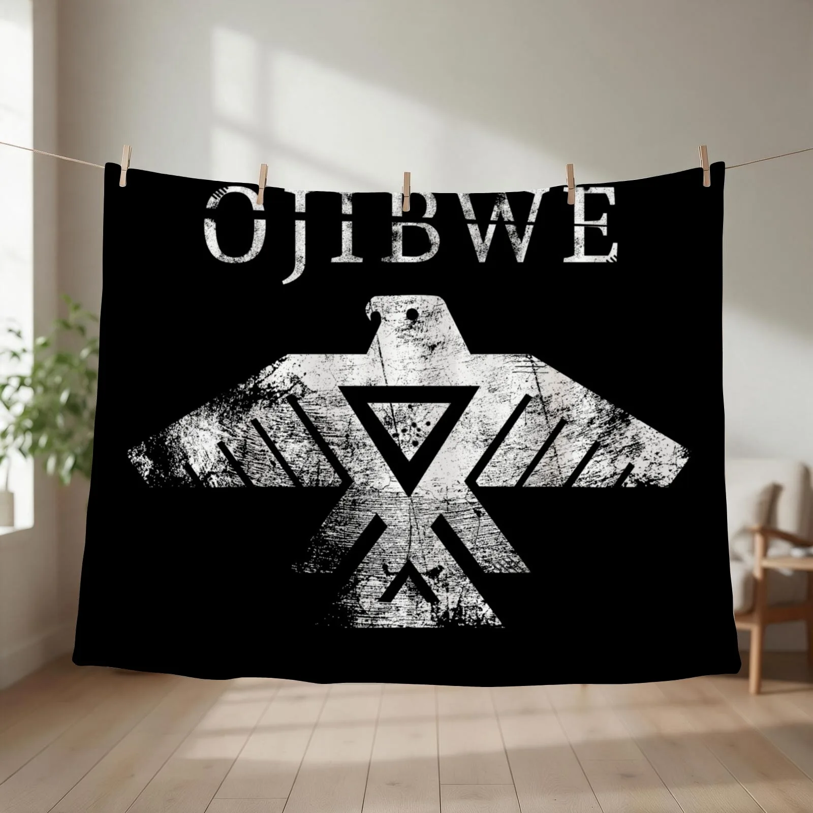 Ojibwe Throw Blanket Decorative Throw Travel Flannels Decoratives Blankets