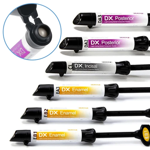 Imagen 2 del producto DX.Enamel/Resinas dentales curativas por luz incisales Resina compuesta nano híbrida para restauración estética del esmalte y del diente anterior
