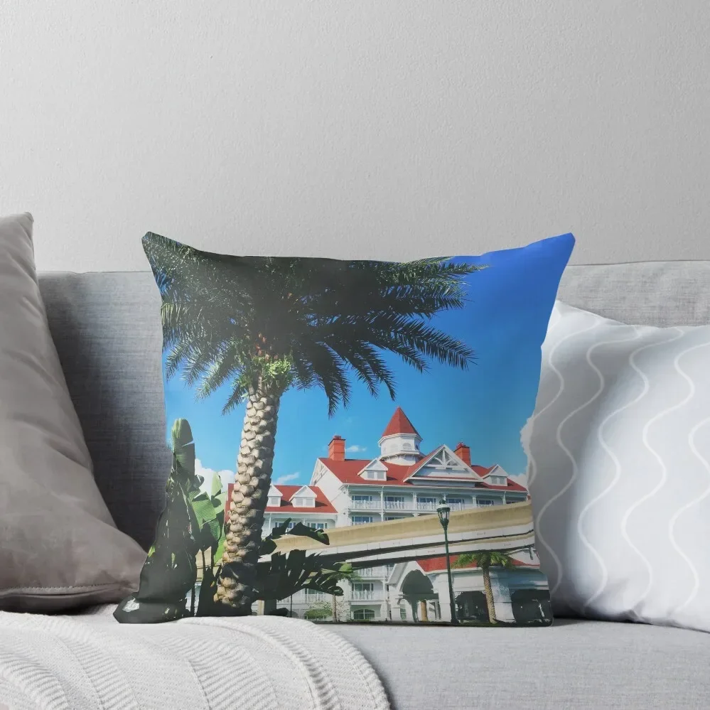 Grand Floridian Throw Pillow Pillow Decor Christmas Covers For Cushions Pillow Cases Plaid Sofa