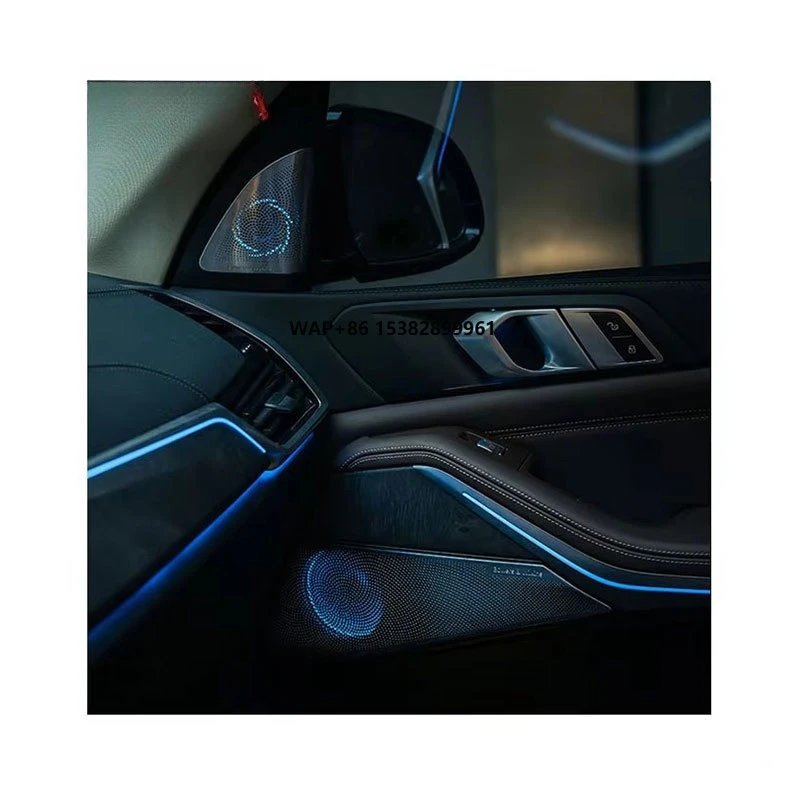 Horn LED ford Ambient Audio Speaker Cover for New X5 G05  Tweeter Ambient Light Kit