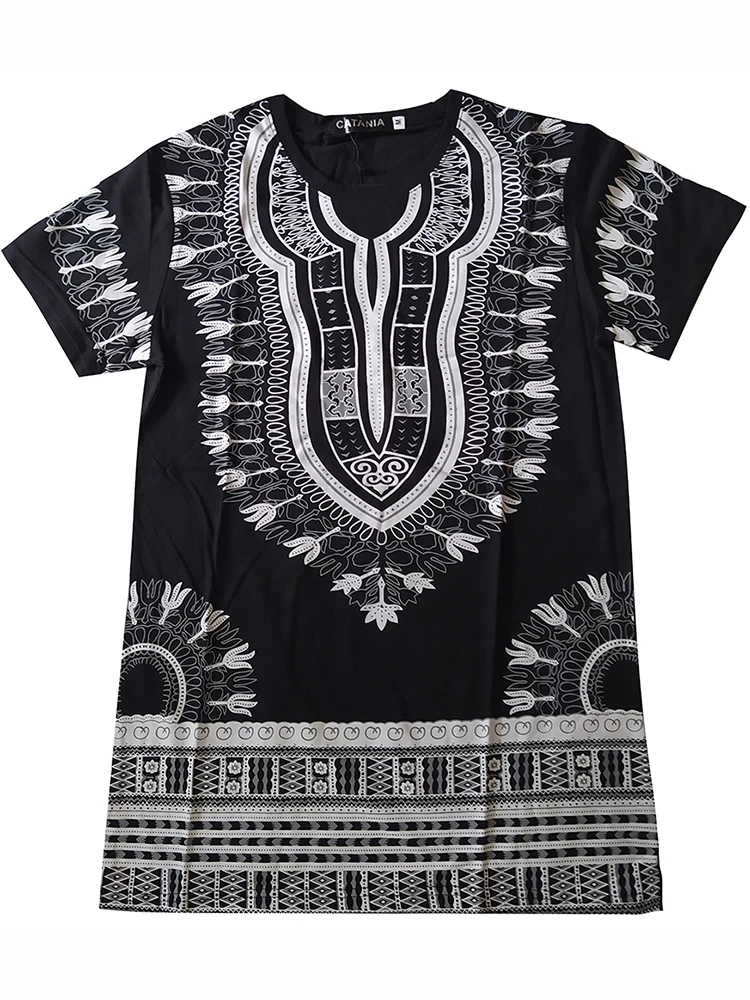 Larghezza del petto: 39.37 "lunghezza: 30.71" camicia africana Dashiki Unisex Africa tradizionale felpa con cappuccio Top vestiti taglia unica