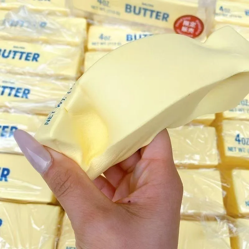 1PC Antistress Butter Stick Stress & Anxiety Relief Fidget Toys Slow Rising Squishy Squeeze Elastic Cheese Stick Prank Toys image 2