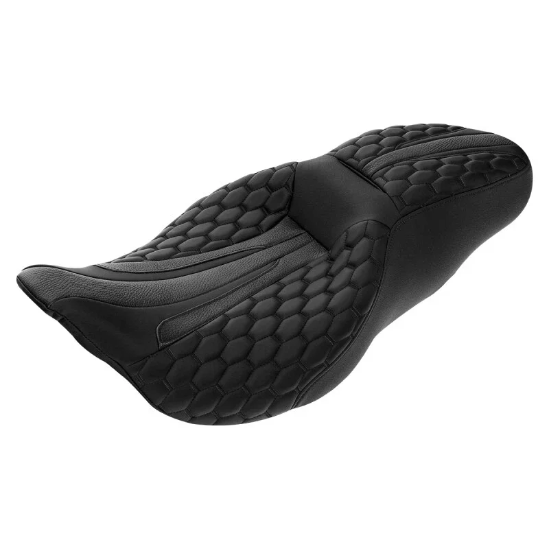 

Motorcycle Driver Rider Passenger Pillion Seat For Harley Touring Street Road Glide 2009-2023