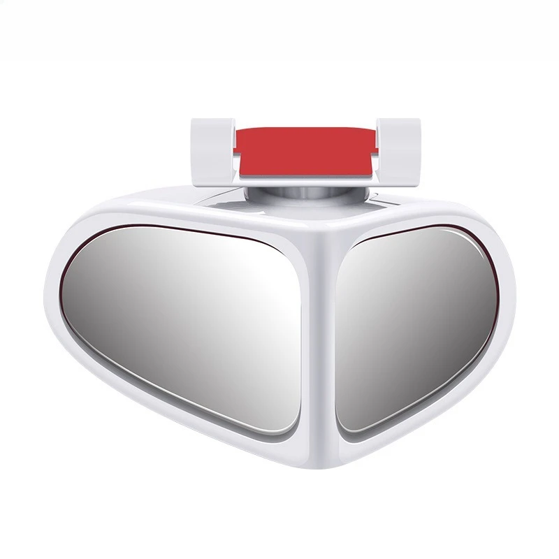

Car front and rear wheel blind spot auxiliary mirror 360 degree mirror ultra clear glass wide angle mirror small round
