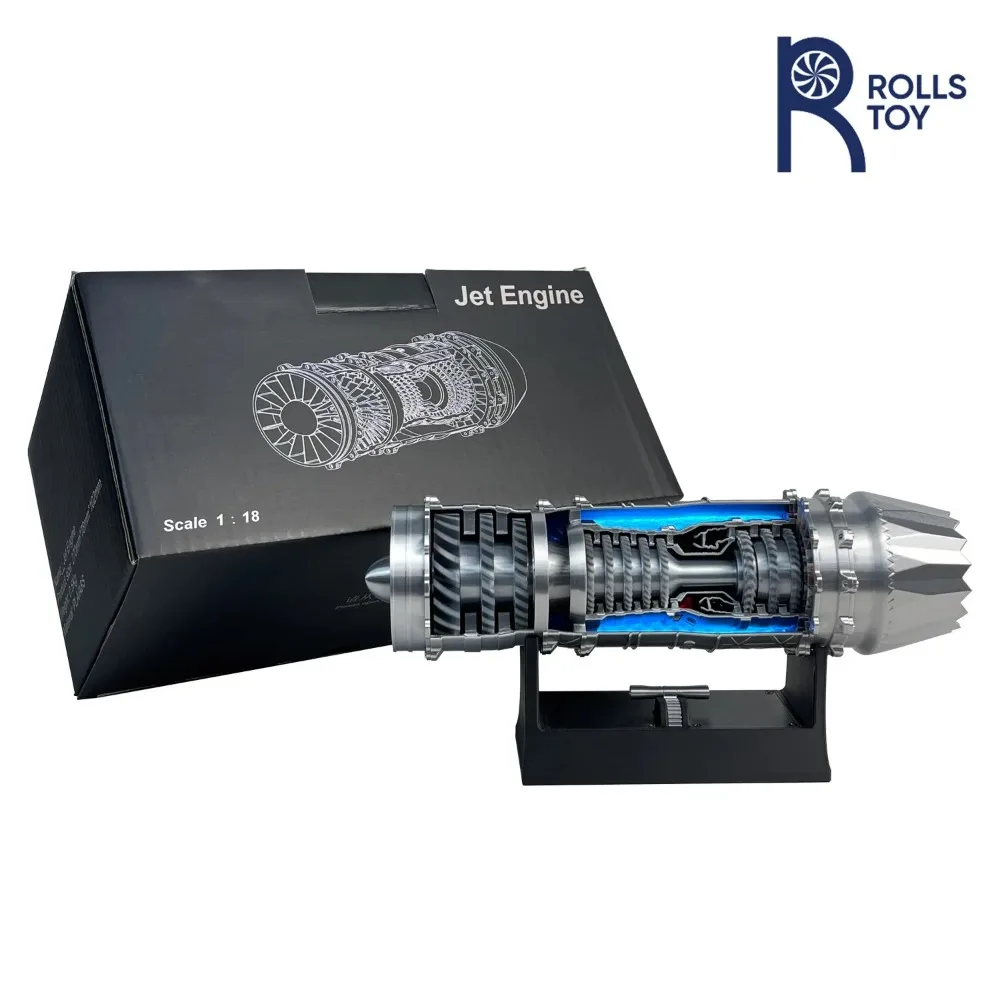 J-35 avião de combate turbina motor montagem modelo aeronave impressão 3d elétrica aore figura ação coleção brinquedo menino presentes